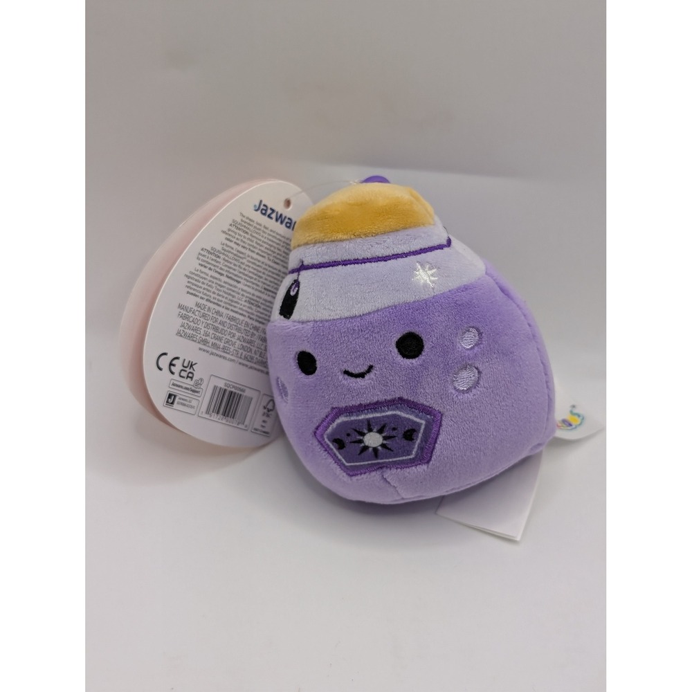 Squishmallow Kensington Magic Potion Bottle Halloween Clip On Plush 3.5 Inch NWT